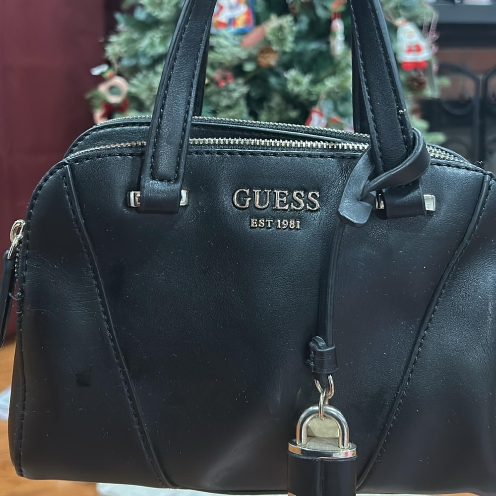 Guess Elegant Black Satchel